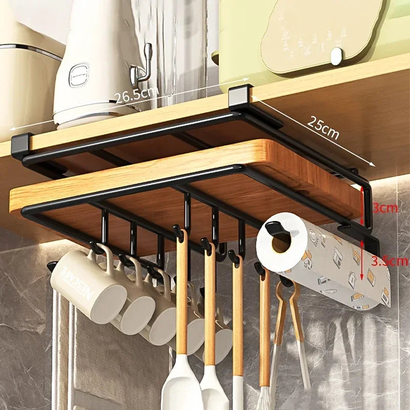 organizador colgantes para cocina  con ganchos