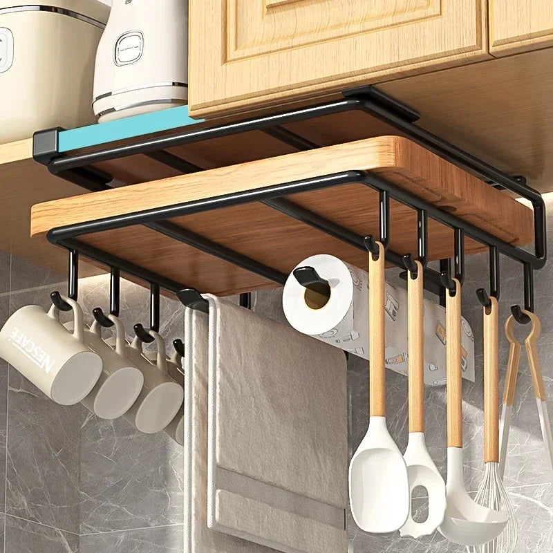 organizador colgantes para cocina  con ganchos