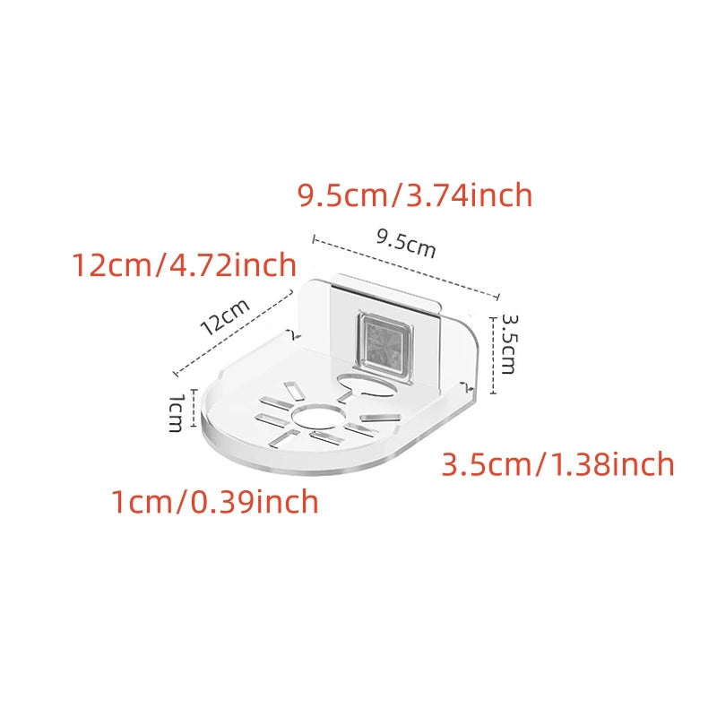 Wall Mount Floating Stand Shelf For Security Camera Mini Speaker Self Adhesive Punch-Free Security Surveillances Camera Holder