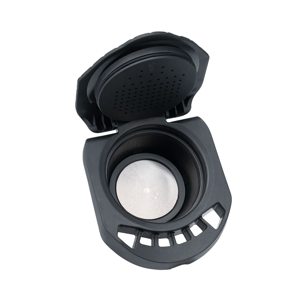 Reusable coffee capsule adapter for coffee machine