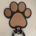 Fashion Wooden Paw Print Wall Hooks Pet Leash Storage Hanger Durable Safe Decorative Home Organizer for Hanging Clothes