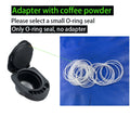 Reusable coffee capsule adapter for coffee machine