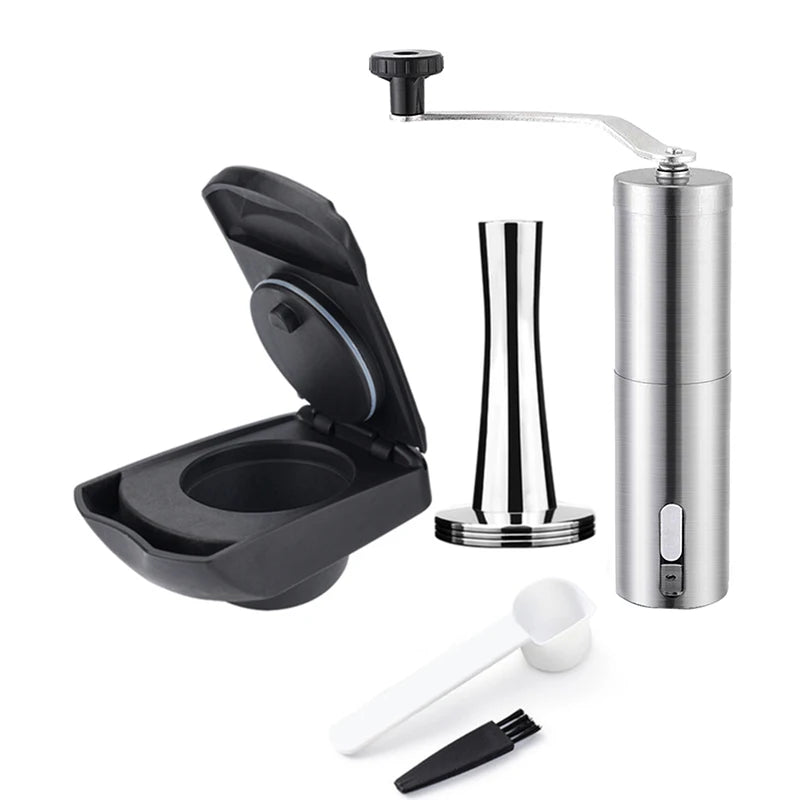 Reusable coffee capsule adapter for coffee machine